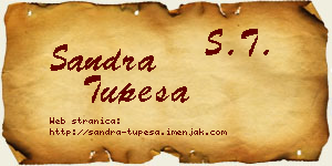 Sandra Tupeša vizit kartica
